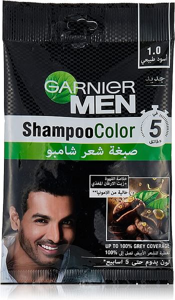 Garnier Men Shampoo Color 1.0 Natural Black