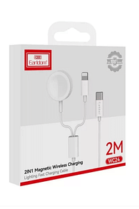 Earldom  Epsilon;T-WC24 2 in 1 Lightning Fast Charging Cable for Apple Watch and Apple iphone