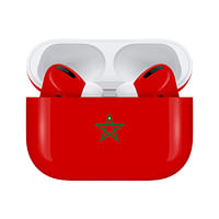 كافيار Airpods Pro (الجيل الثاني) اللامع علم المغرب