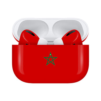 Apple Airpods Pro (2nd Generation) Customized By Caviar Glossy Morocco Flag