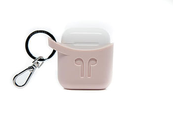 Pod Pocket - حافظة من السيليكون لسماعات Apple AirPods Pink Ash