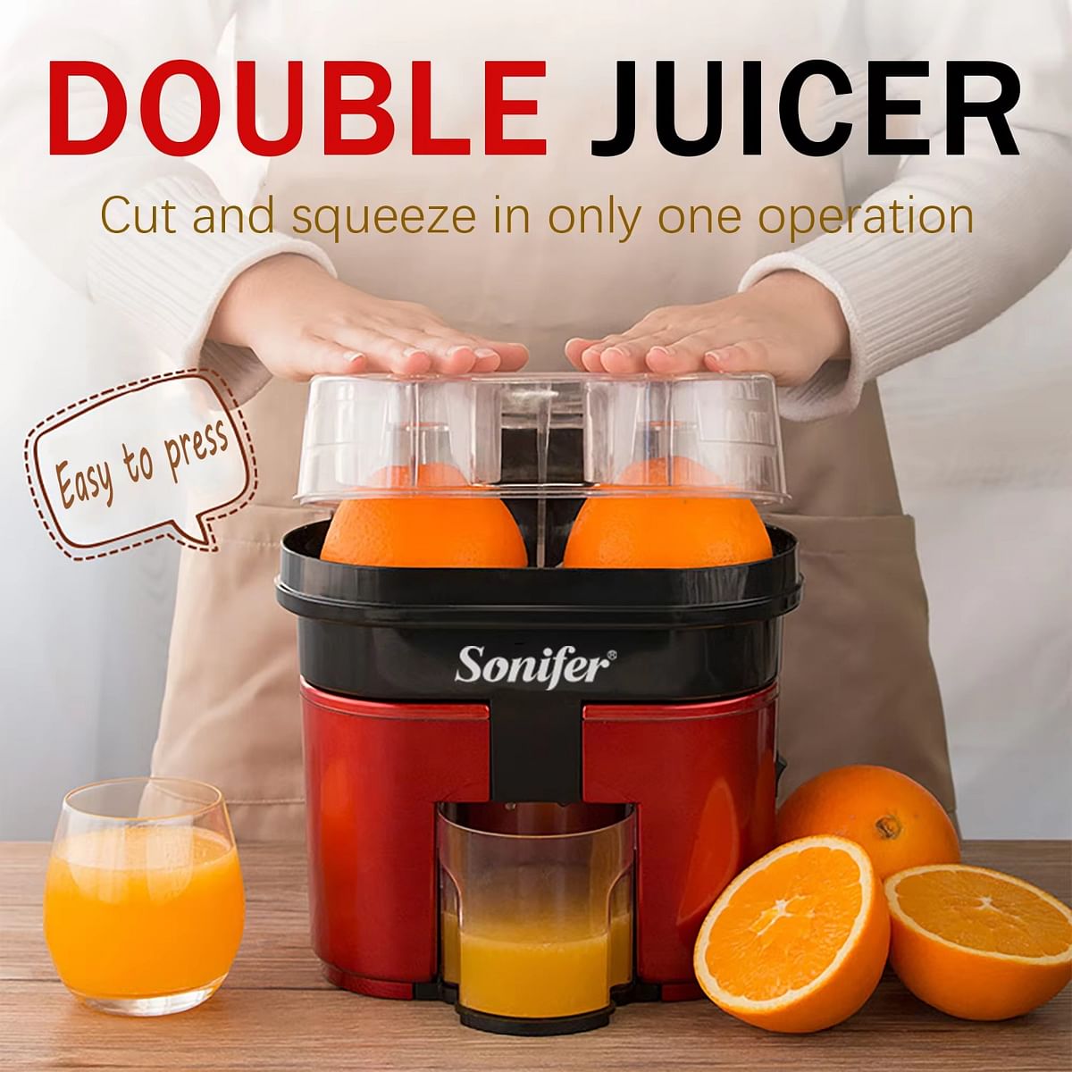 Sonifer 90W Double Citrus Juicer SF-5521