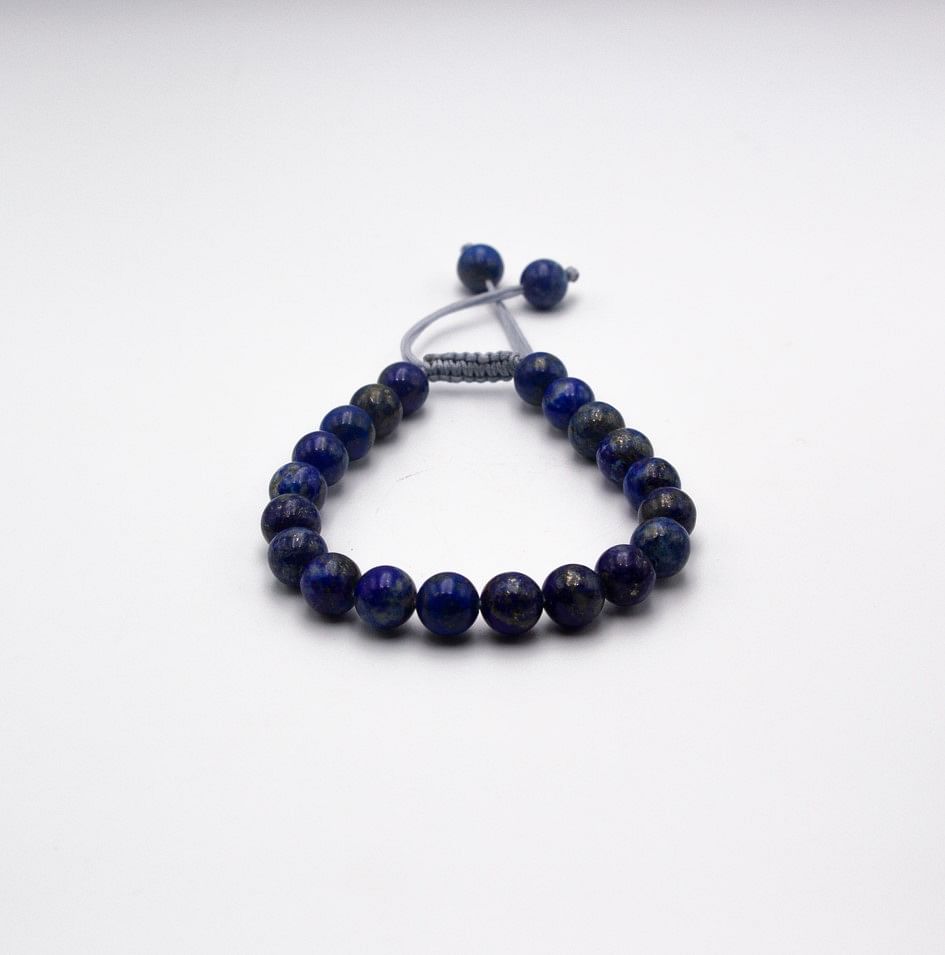 Natural crystals Lapis Lazuli  beads Bracelet