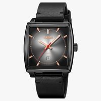 SKMEI  9316 Simple Japan Quartz Movement Watch Mens Genuine Leather Strap 3Bar Waterproof.