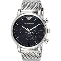 Emporio Armani Men AR1808 Classic Silver Tone Stainless Steel Watch
