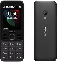 هاتف Nokia 150 المميز باللون الأحمر، ثنائي الشريحة، كاميرا، راديو FM، شاشة 2.4 بوصة، مشغل MP3، بطاقة MicroSD قابلة للتوسيع حتى 32 جيجابايت