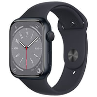 Apple Smart Watch Series 8 45MM (MNP13VC/A) Midnight Aluminum / Midnight