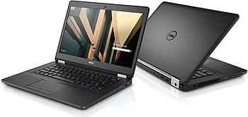 DELL Latitude 7480 Light Weight Business Laptop, Core i5-6300U CPU, 8GB RAM, 256GB SSD Hard, 14 inch Display, Windows 10 Pro