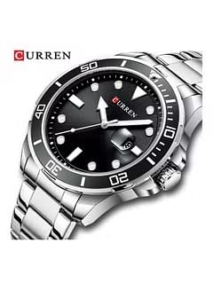 Curren Men's Classic Luminous Analog Watch - 47 mm - Silver