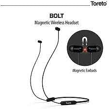 Wireless Neckband  Magnetic BOLT 2.0 15H TORETO TOR-272
