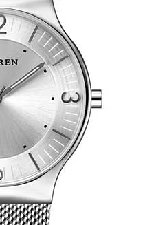 CURREN Women's Water Resistant Analog Watch 8304 Silver