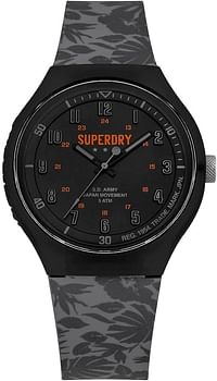 Superdry Mens Analogue Quartz Watch with Silicone Strap SYG225E