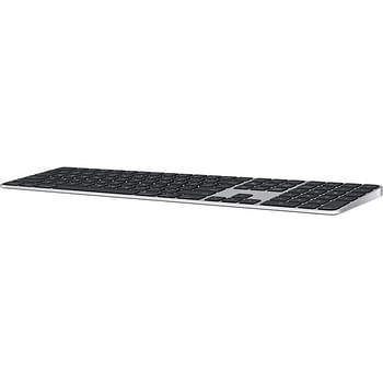 Apple Magic Keyboard Wireless Bluetooth Connectivity With Touch ID And Numeric Keypad (MMMR3LL/A) Black