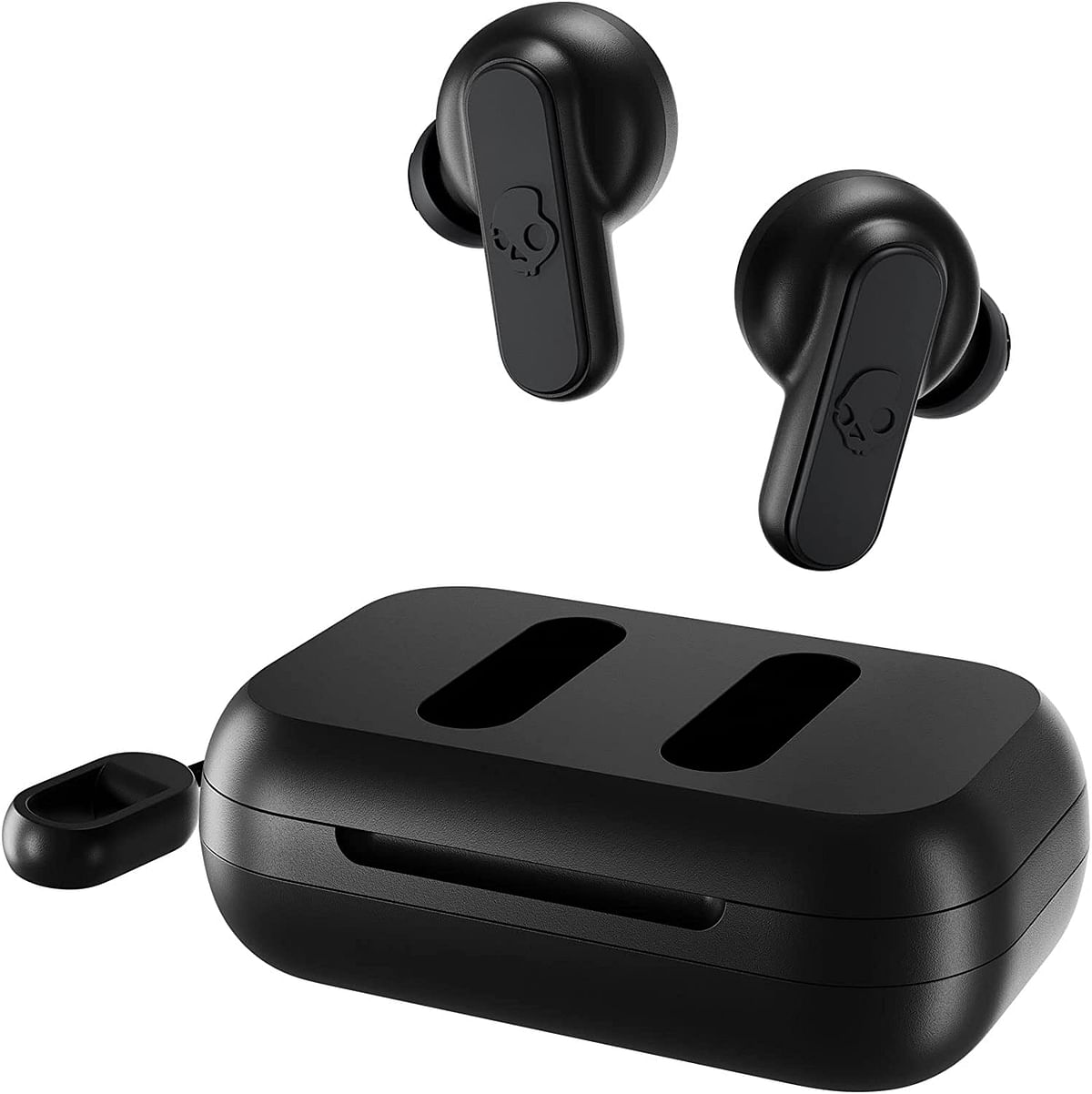 Skullcandy Dime 2 True Wireless Earbuds With Tile Finding Technology 12 Hours Total Battery IPX4 Sweat and Water Resistant Secure Noise Isolating Fit True Black