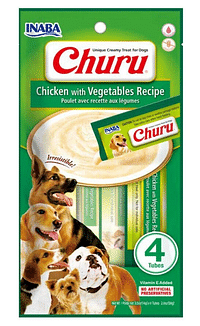 CHURU chicken with vegetable recipe 56g/4 sticks per pack