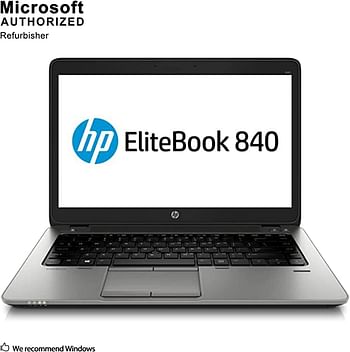 HP 2018 Elitebook 840 G1 14inch HD LED-backlit anti-glare Laptop Computer, Intel Dual-Core i5-4300U up to 2.9GHz, 8GB RAM, 500GB HDD, USB 3.0, Bluetooth, Window 10 Professional