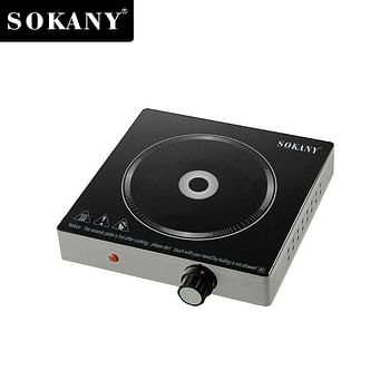 2000W electric stove adjustable temperature electric stove multifunctional cooking electric stove for Office, on the Go and Home