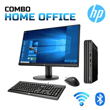 HP 260 G4 DM / Core i3-10110U | Ram 8GB | SSD 128GB+HDD 500GB SATA | Wireless, Bluetooth | Windows 10 | with MOUNT + HP 23,8" P24V G4 Monitor included