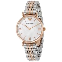 Emporio Armani AR1683 Women's Stainless Steel Two-Hand Dress Watch