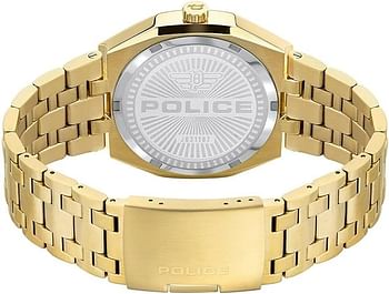 Police Men's watch PEWJG2110703 Gold Color