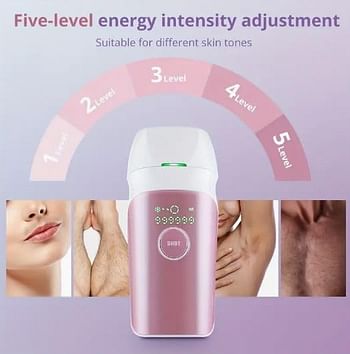 Hair Removal T013C Device Meets FDA510K Home Edition 5 level energy intensity