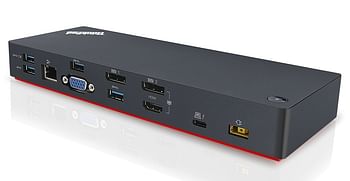 Lenovo ThinkPad ThunderBolt 3 Hybrid USB-C with USB-A Dock - Docking station - USB-C - GigE - 135 Watt - GB - for ThinkPad- 100 Watt Power Delivery -  Type C