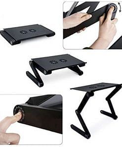 T8 Laptop Stand Portable T8 Multifunctional Laptop Stand Table Foldable T8 Multifunctional Folding Laptop Table - Black