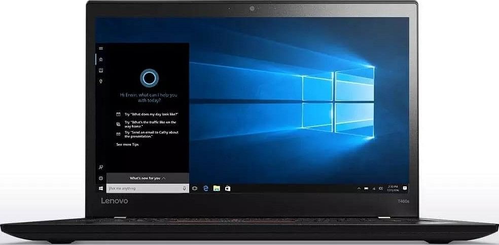 Lenovo Thinkpad T460s Light Weight Ultrabook Laptop, Intel Core i5-6th Generation CPU, 4GB RAM, 128GB SSD Hard, 14-inch Display, Windows 10 Pro - Black