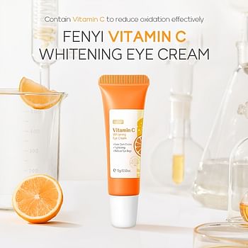 Vitamin C Brightening Eye Cream, Smoothing Fine Lines, Lightening Dark Circles, Brightening Skin Cream - 15g