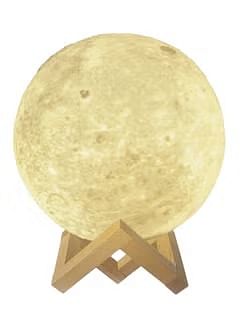 3D Moon Lamp White