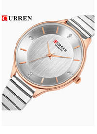 Curren 9041 Original Brand Stainless Steel Band Wrist Watch For Women / SIlver