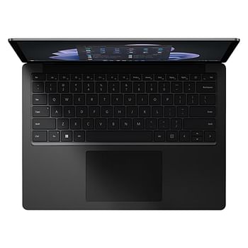 Microsoft Surface Laptop 5 13.5 (2256 x 1504) PixelSense Touchscreen 12th Gen Intel Core i5 16GB Ram 256GB SSD (R7B-00024) Matte Black Windows 11 Pro Intel Iris Xe Graphics
