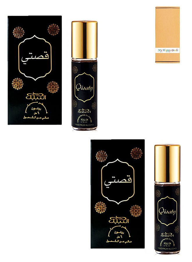 2 Piece Nabeel Qisaty 6 ML Roll On Oil Perfume Set