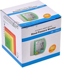 جهاز قياس ضغط الدم الرقمي الإلكتروني CK-102S باللون الأبيض