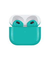 Apple Airpods (3rd Generation) Customized By Caviar Glossy Maldive Blue