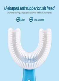 فرشاة أسنان فموية كاملة 360 درجة ملفوفة على شكل حرف U