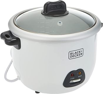 Black+Decker Rice Cooker - RC1850-B5-SP, 1.8 litre"Min