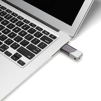 PNY Elite Turbo Attache USB 3.0 Flash Drive 128GB Silver