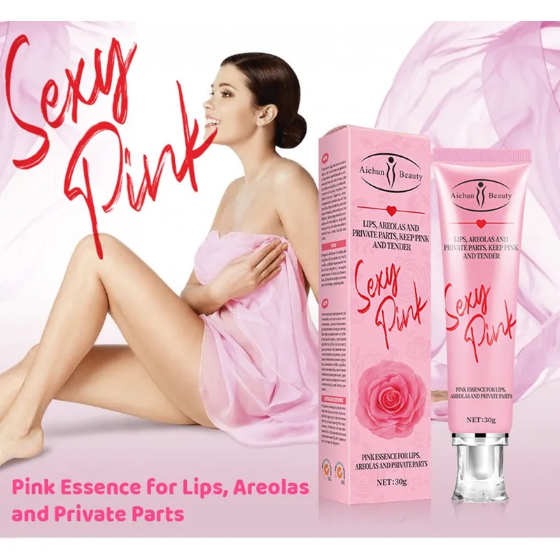 Pink Sexy Eesence Whitening Moisturizing Cream for Lips, Areolas, Private Parts, Inner Thigh, Bikini Dark Area - 30 g