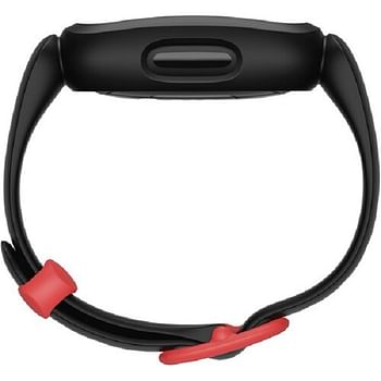 Fitbit Activity Tracker Ace 3 For Kids Up to 8 Days of Battery Life (FB419BKRD) Black / Sport Red