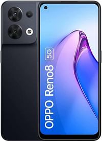 OPPO Reno8 5G  Smartphone Dual Sim 8GB , 256GB ROM, Shimmer Black