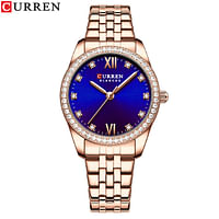 CURREN 9086 Original Brand Stainless Steel Band Wrist Watch For  Women  With  Box .