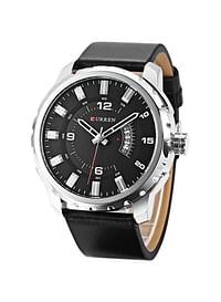 Curren 8245 Mens Water Resistant Analog Watch - Black