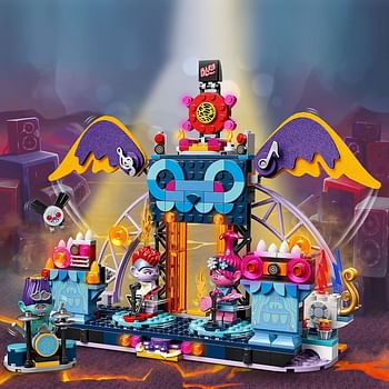 LEGO Trolls World Tour Volcano Rock City Concert 41254, Cool Trolls Toy Building Kit for Kids (387 Pieces)