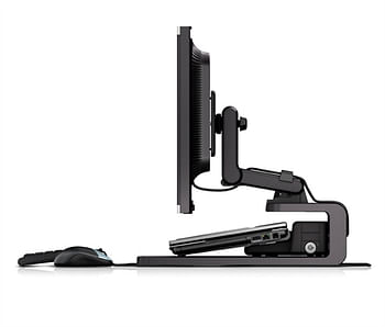 Genuine HP Adjustable Display Stand AW663AA#ABA For Business Notebook Laptop & LCD LED Monitor - Black