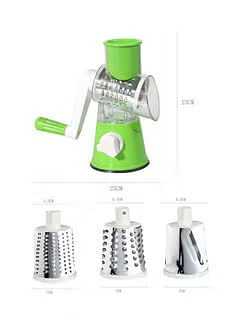 Multi-Function Rotary Grater Vegetable Cutter multicolour 0.64kg