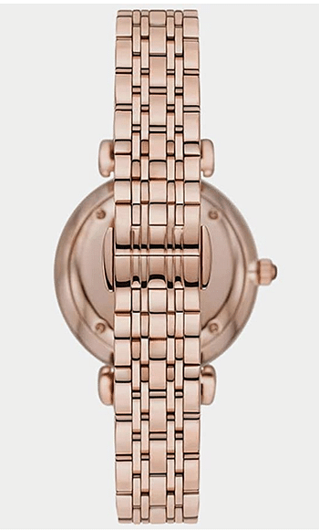 Emporio Armani Women's Two-Hand, Rose Gold-Tone Stainless Steel Watch, AR11423