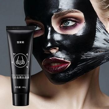 Bamboo Charcoal Blackhead Removal Face Mask, Deep Cleansing, Oil Control and Acne Treatment Peel Off Mask - 60 g