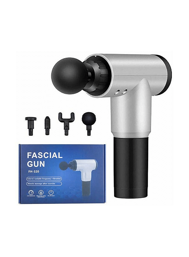 Fascial Gun Muscle Massager CY-801 Silver Black