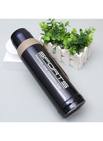 Sports Stainless Steel Thermos Vacuum Flask 750 ML Capacity with Insulation Cup Blue.